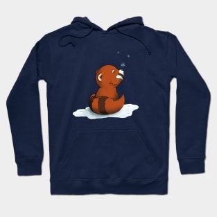 Let it Snow with Red Panda Hoodie